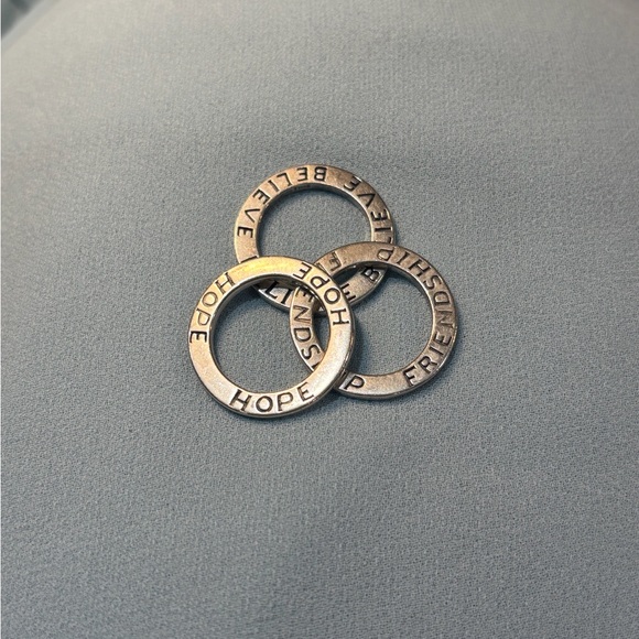 Silver Inspirational Word Rings - Picture 3 of 3